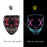 Led Mask Halloween Party Masque