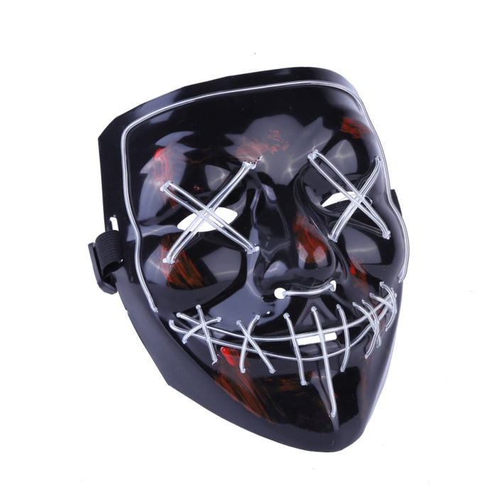 Led Mask Halloween Party Masque