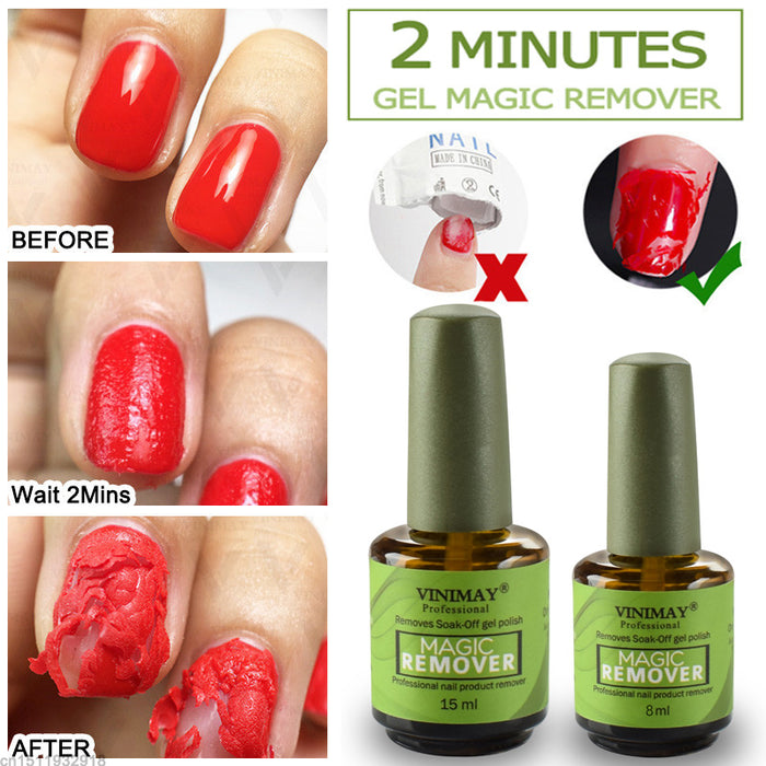 2 Minutes Burst Nail Polish Gel Magic Remover