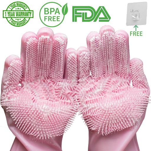Magic Silicone Dish Washing Gloves