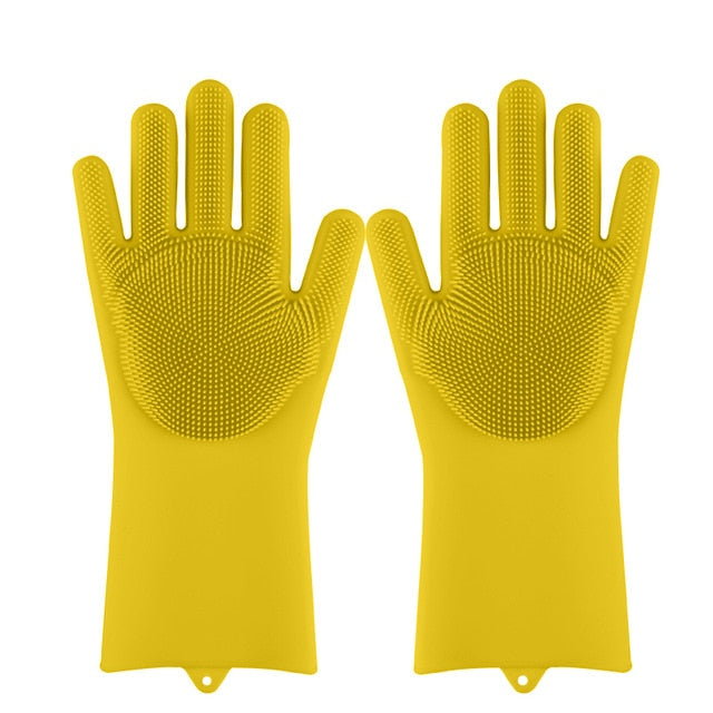Magic Silicone Dish Washing Gloves