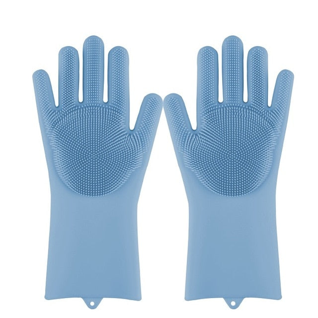 Magic Silicone Dish Washing Gloves
