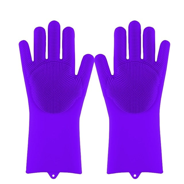 Magic Silicone Dish Washing Gloves