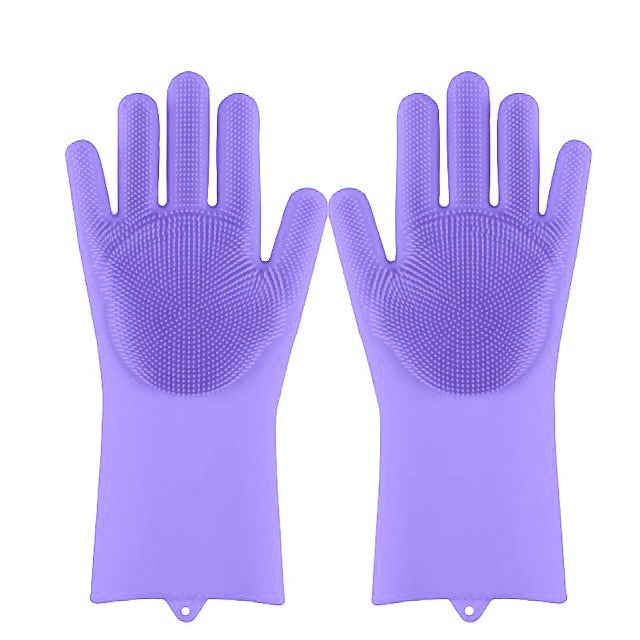 Magic Silicone Dish Washing Gloves