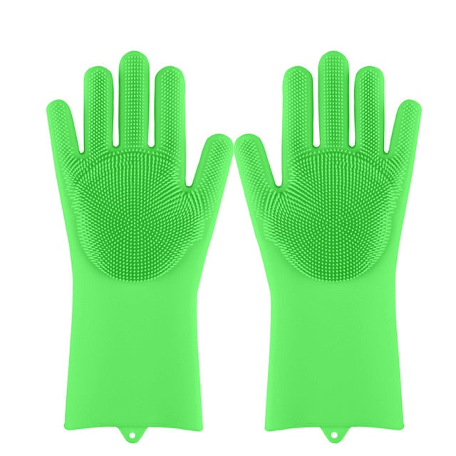 Magic Silicone Dish Washing Gloves