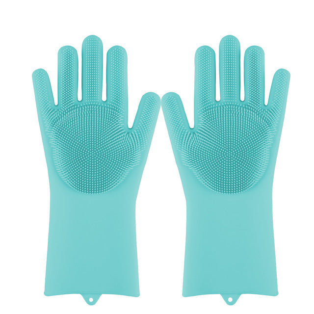 Magic Silicone Dish Washing Gloves