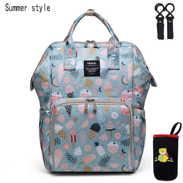 Large Capacity Nappy Bag with USB
