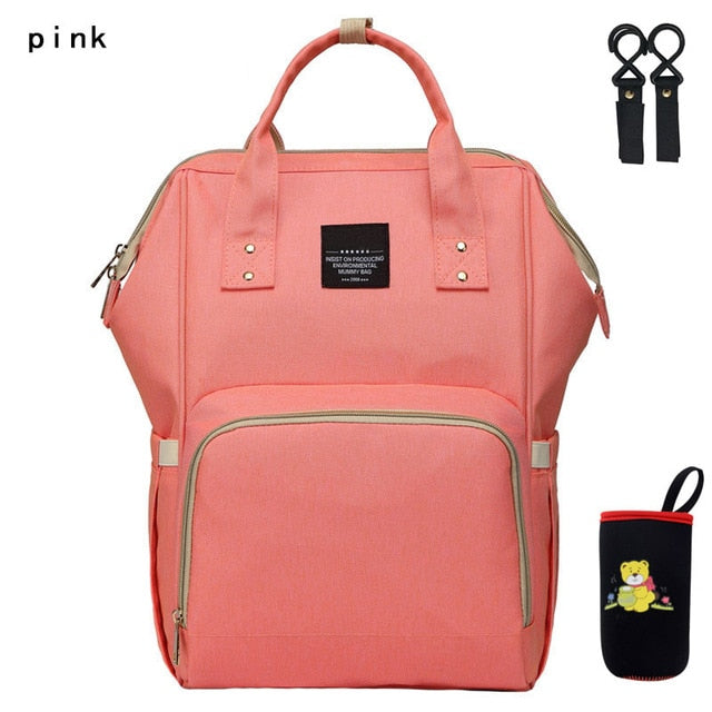 Large Capacity Nappy Bag with USB