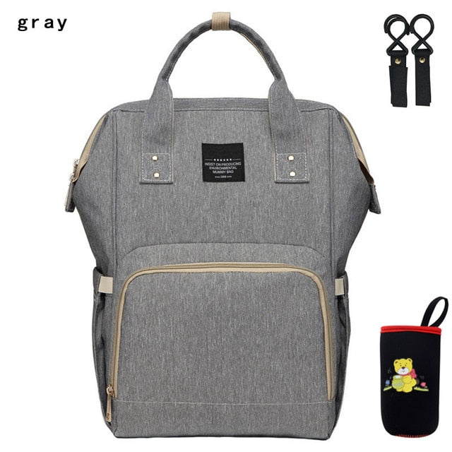 Large Capacity Nappy Bag with USB