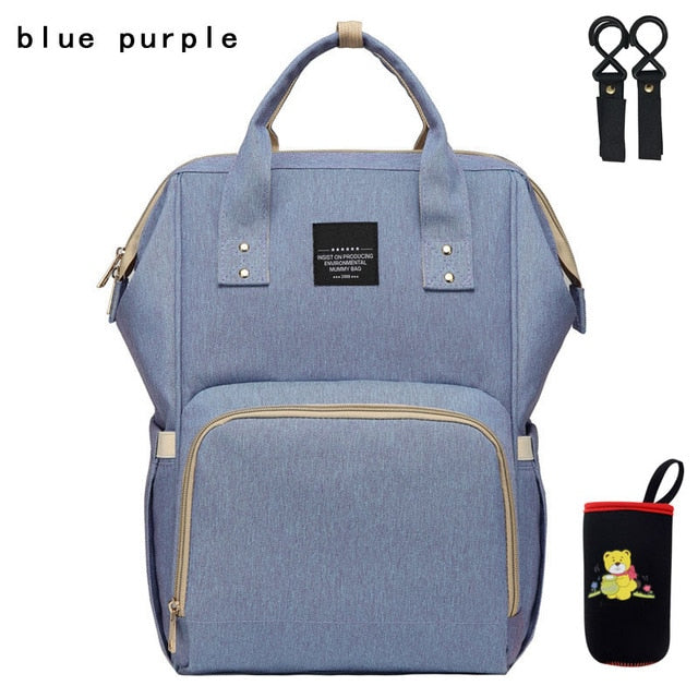 Large Capacity Nappy Bag with USB