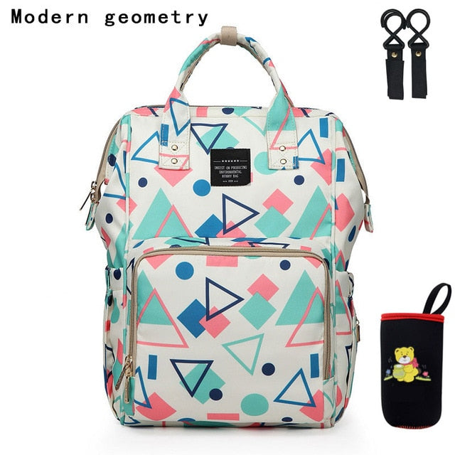 Large Capacity Nappy Bag with USB