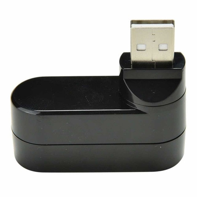 Mini Rotatable 3-Port USB Hub