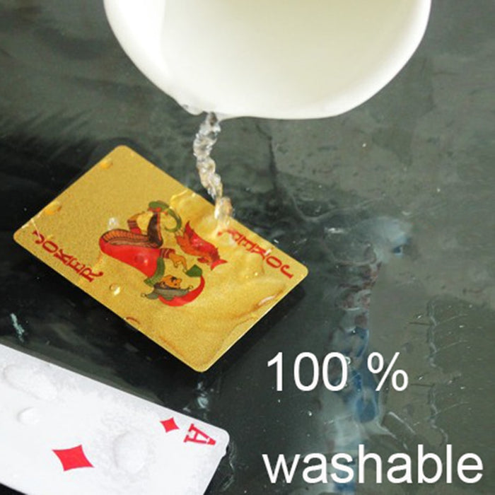 24K Gold Foil Poker Playing Cards