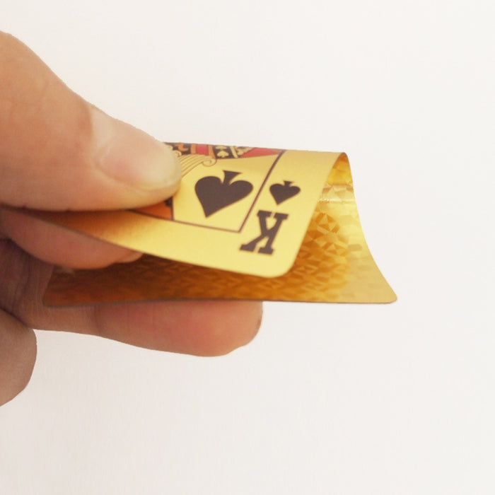 24K Gold Foil Poker Playing Cards