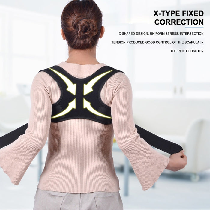 Adjustable Adult Back Shoulder Posture Correction Women Men Back Support