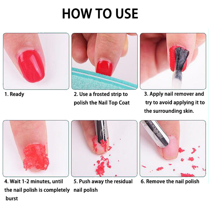 2 Minutes Burst Nail Polish Gel Magic Remover